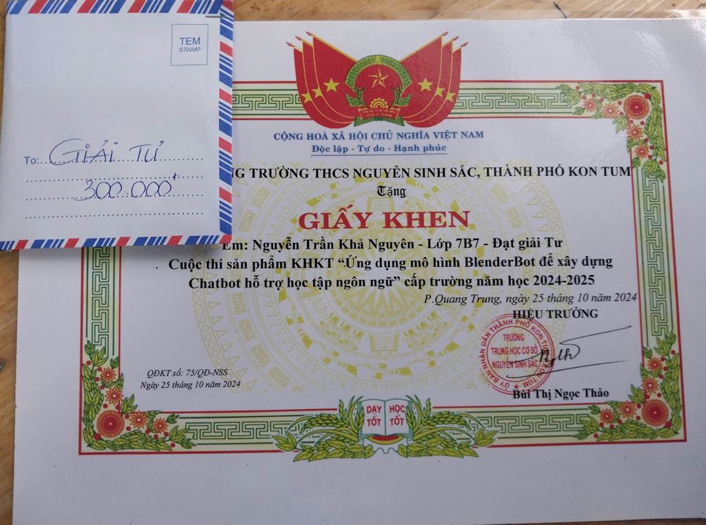 Dự án BlenderBot Chatbot 2024