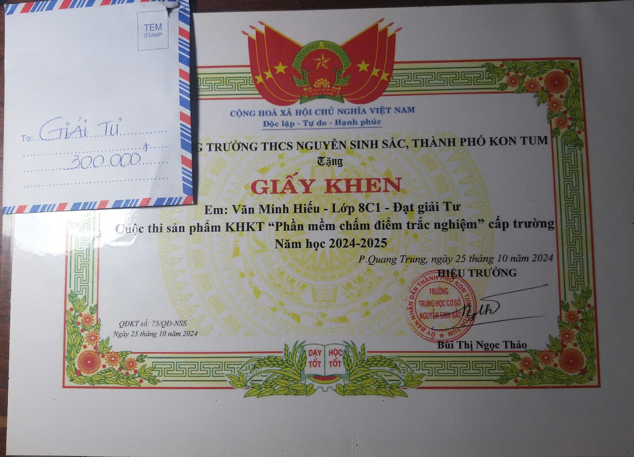 Phần mềm chấm điểm trắc nghiệm 2024